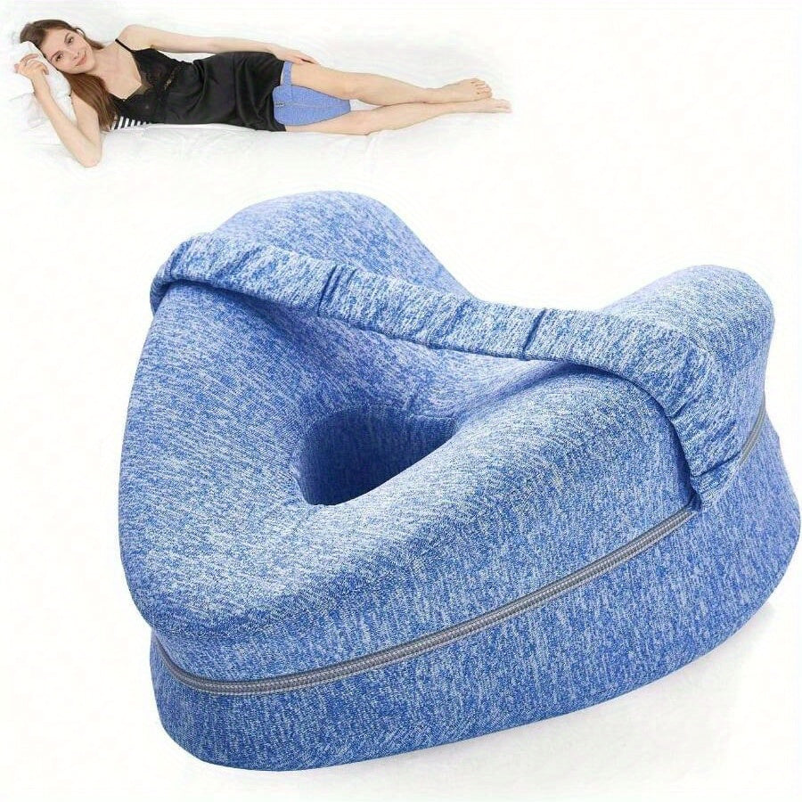 Skorter | Ergonomic Side Sleeper Pillow - Knee Pillow with Removable and Washable Cover
