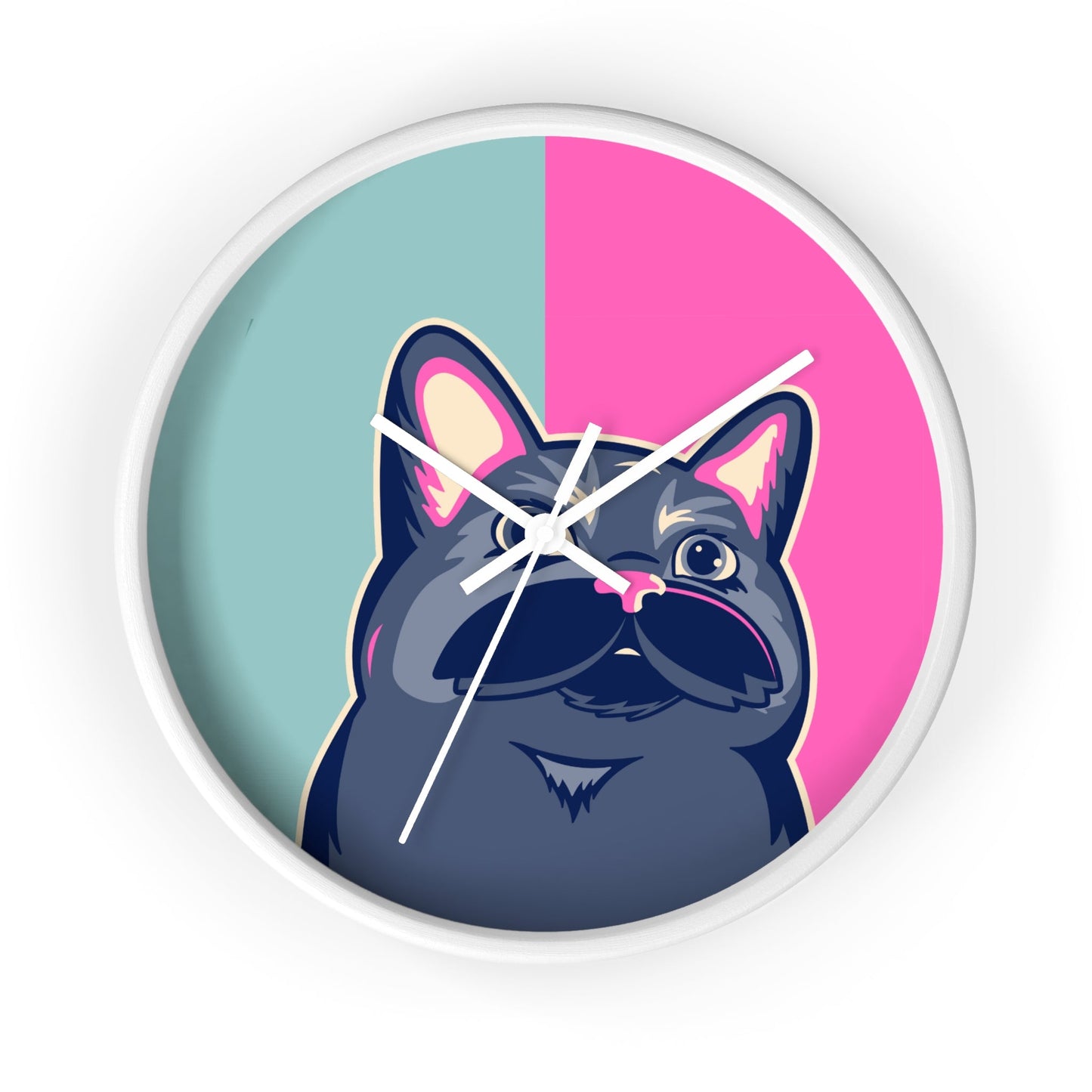 Skorter | Cat Color Block Wall clock