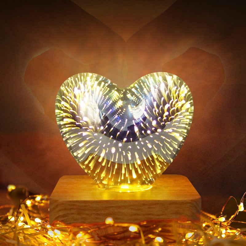 Skorter | FireworkLight - 3D LED Love Heart Fireworks Nightlight