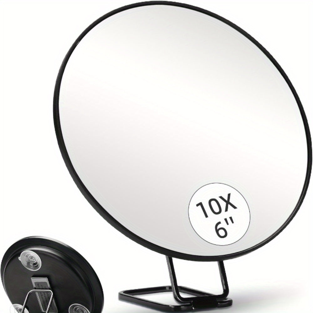 Skorter | 10/20/30X Magnifying Mirror with 360° Stand and Suction Cups