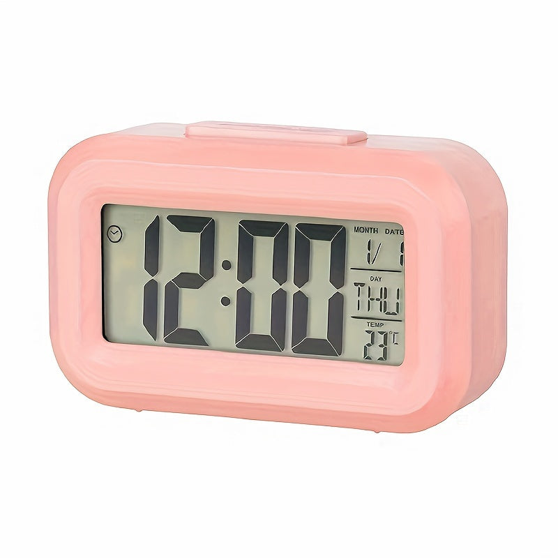 Skorter | SilentTime - Silent LED Alarm Clock with Date and Temperature Display