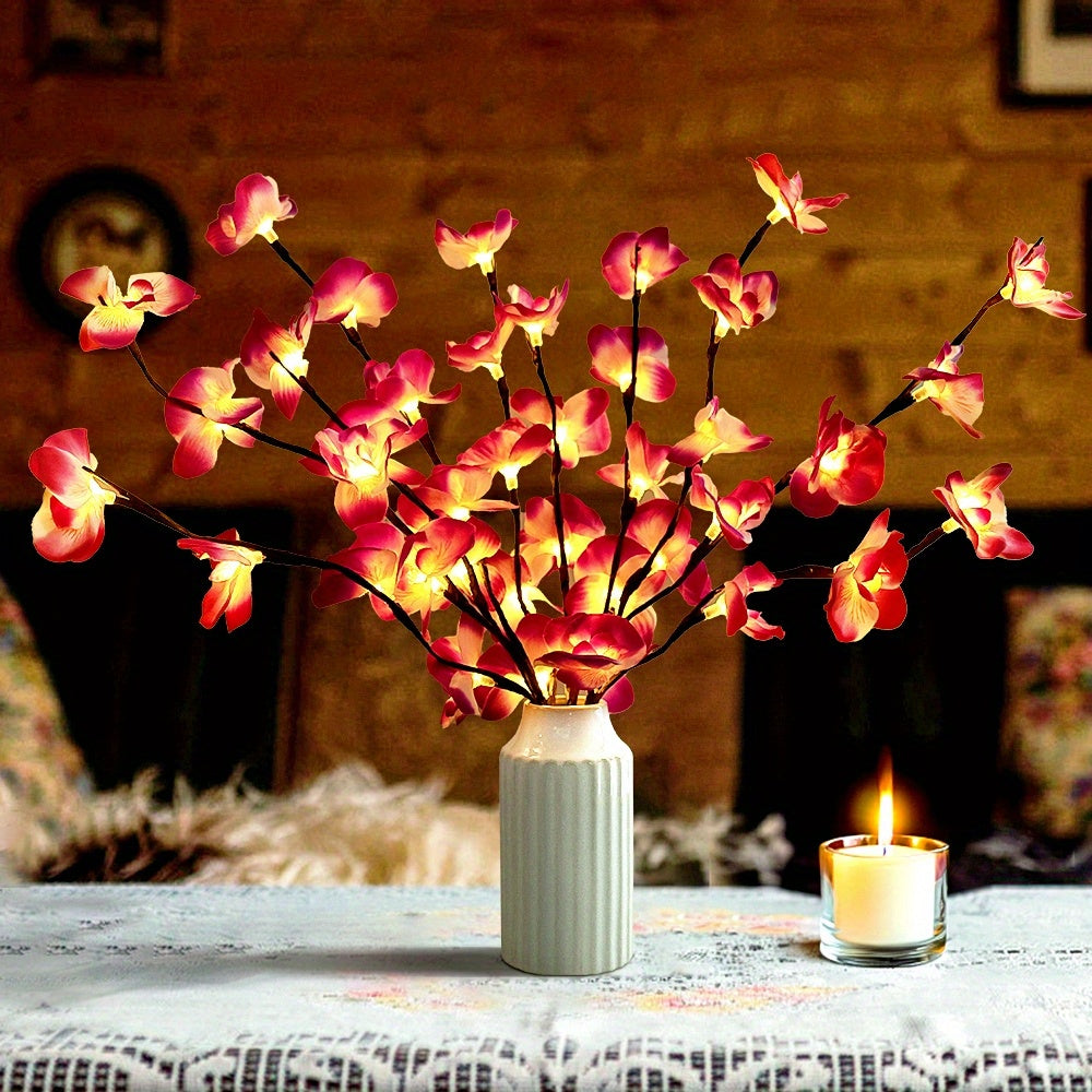 Skorter | OrchidGlow - Phalaenopsis Orchid with 20 LEDs for Indoor Decoration