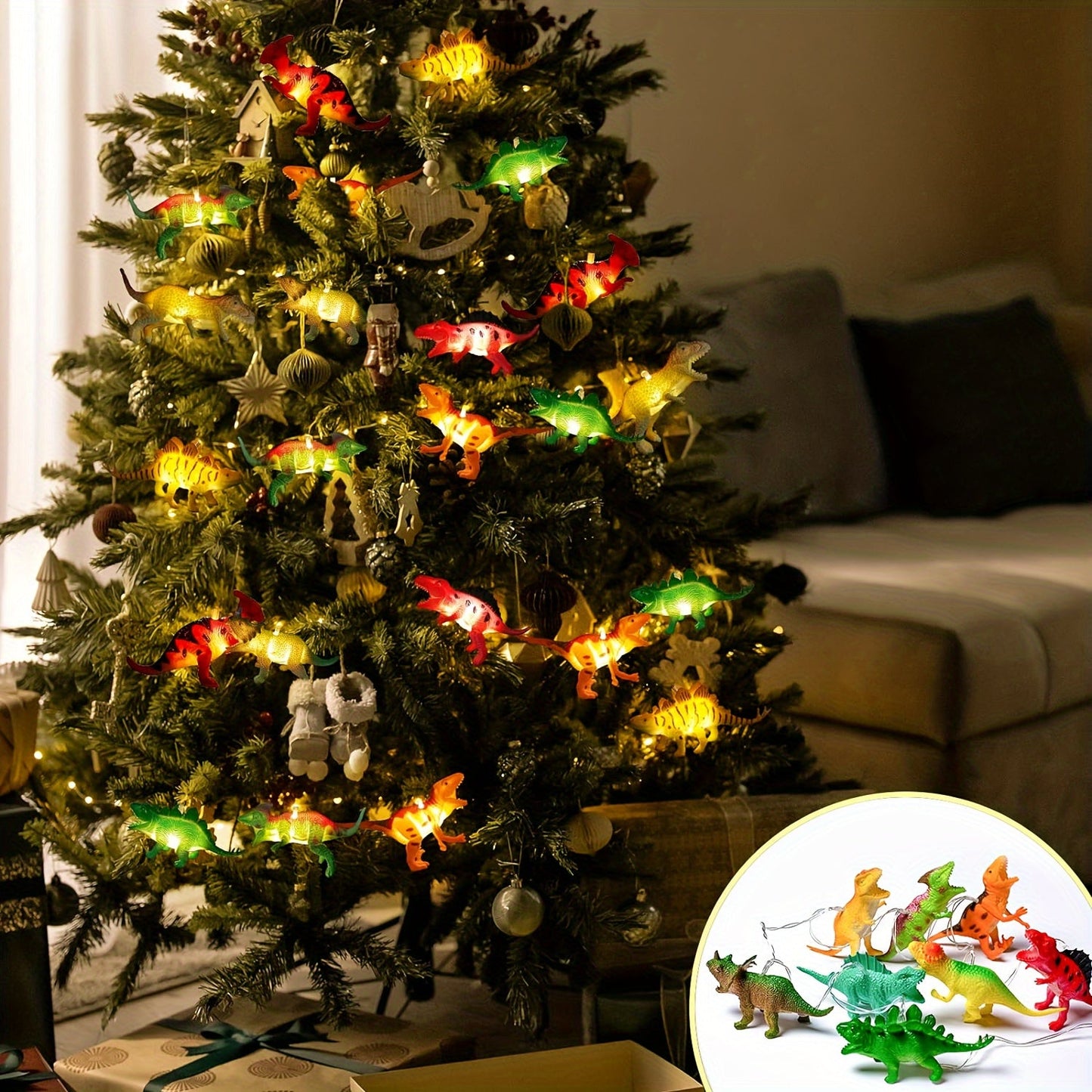 Skorter | DinoGlow - LED Dinosaur Light Source for Decoration