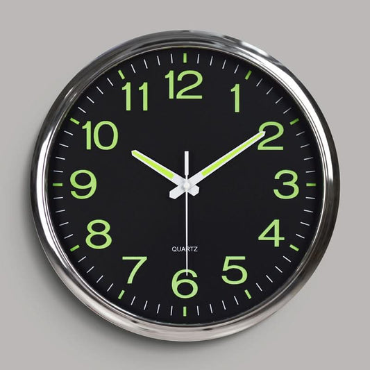 Skorter | Silent LED Wall Clock 12" for Classroom