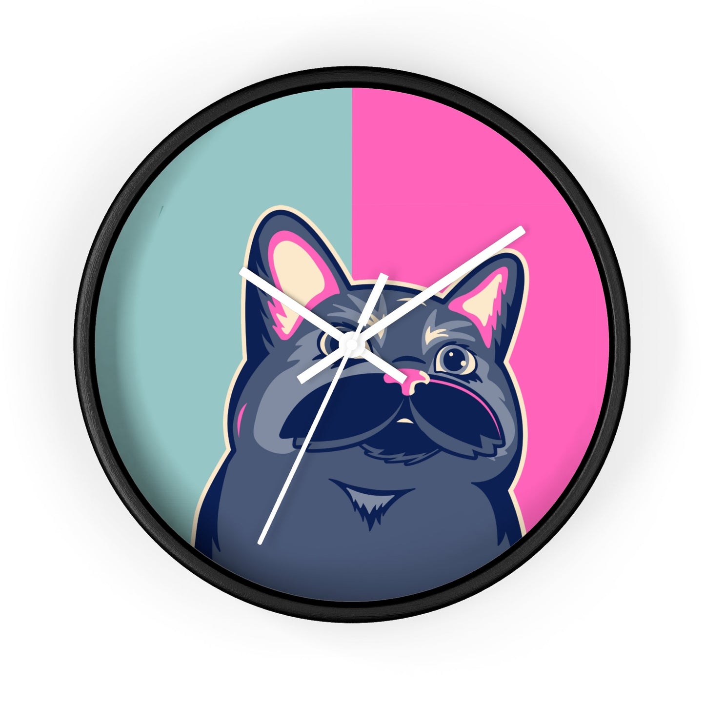 Skorter | Cat Color Block Wall clock