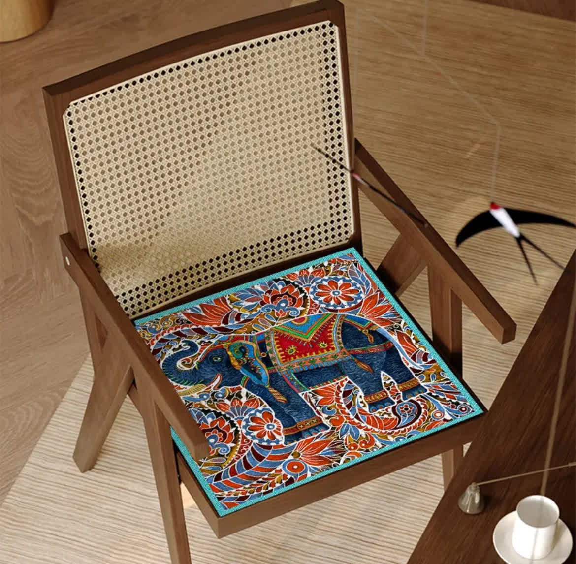 Skorter | Exotic Elephant Anti-slip Cooling Chair Pad