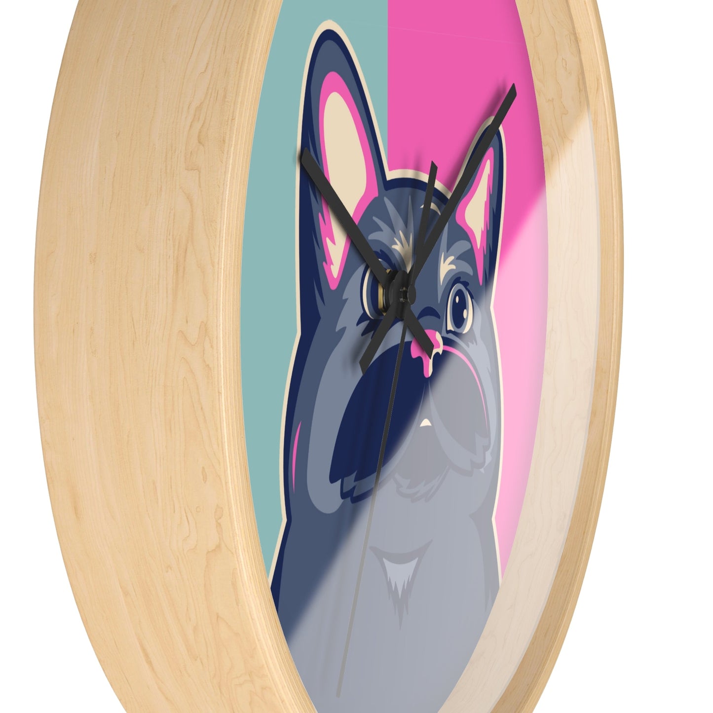 Skorter | Cat Color Block Wall clock