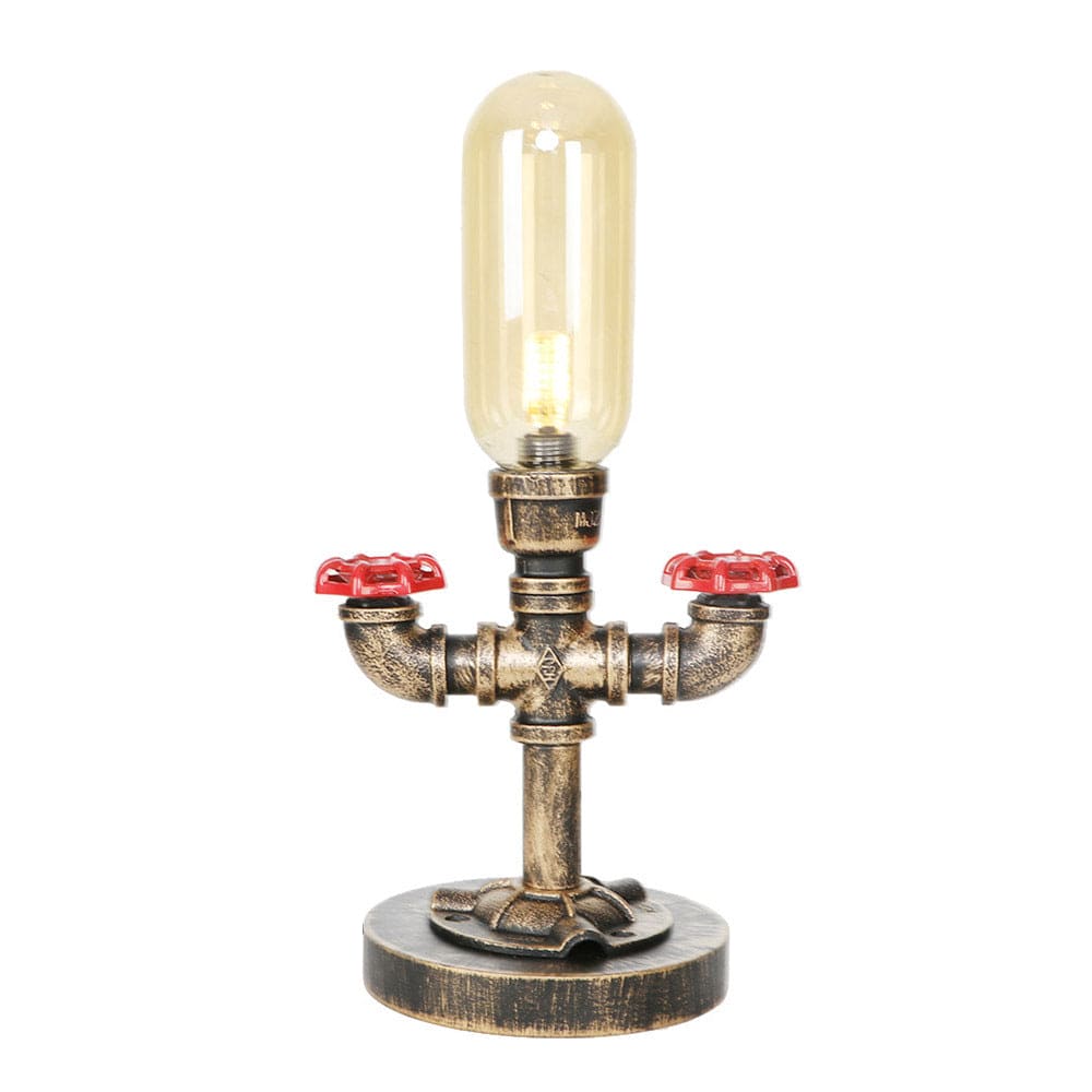 Skorter | RoboGlow - Modern Table Lamp with Industrial Design and Metal Pipe