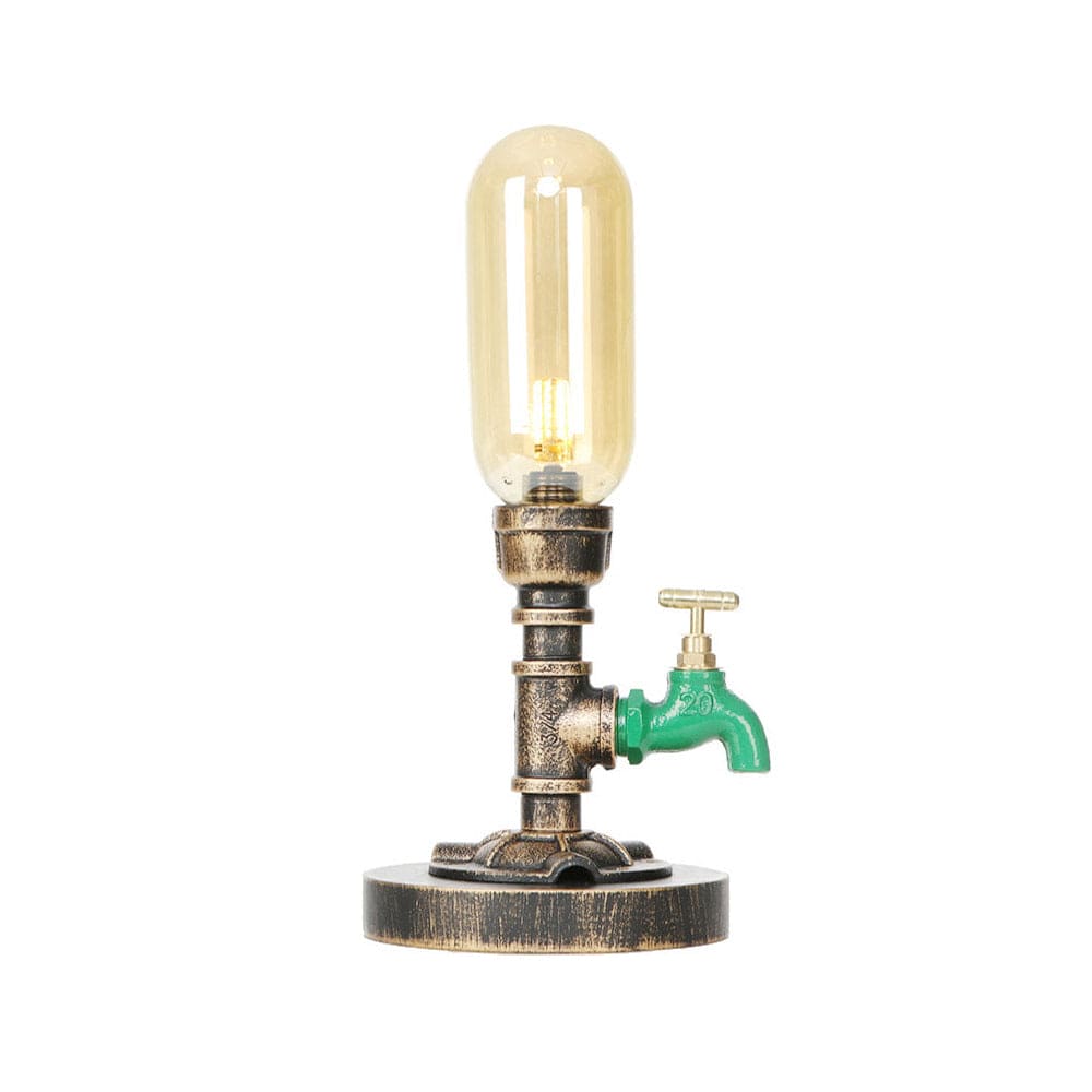 Skorter | RoboGlow - Modern Table Lamp with Industrial Design and Metal Pipe