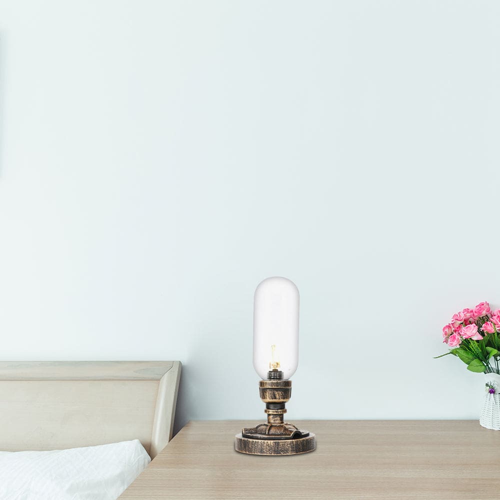 Skorter | RoboGlow - Modern Table Lamp with Industrial Design and Metal Pipe