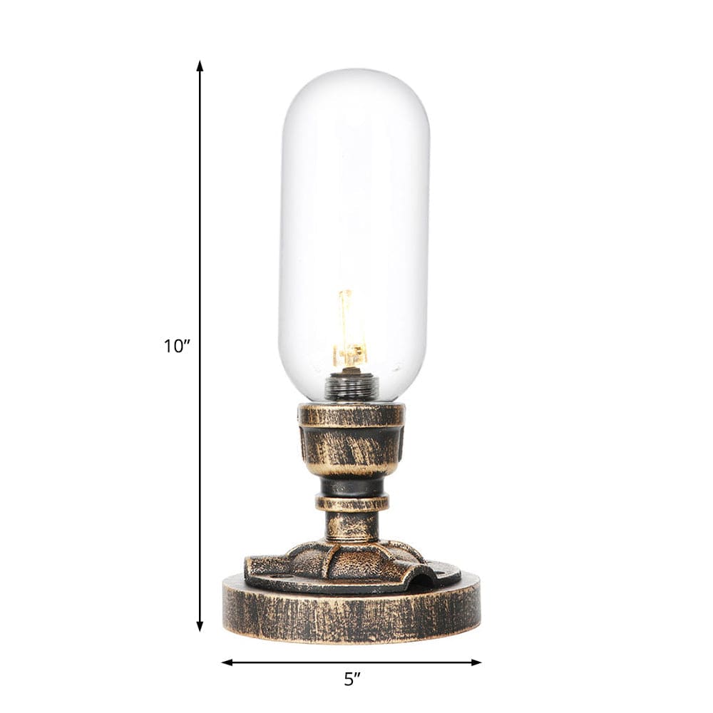 Skorter | RoboGlow - Modern Table Lamp with Industrial Design and Metal Pipe