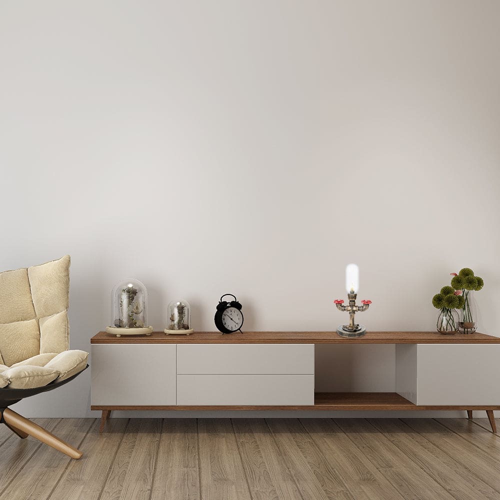 Skorter | RoboGlow - Modern Table Lamp with Industrial Design and Metal Pipe