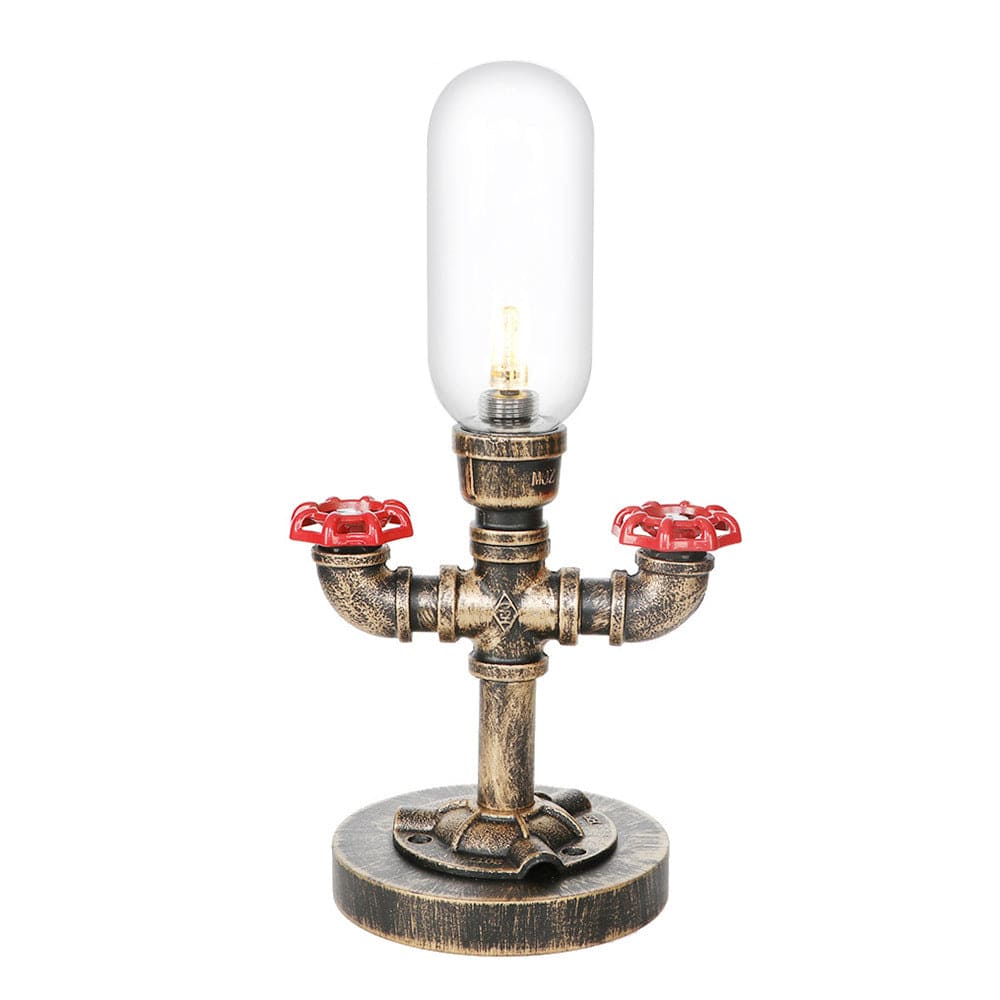 Skorter | RoboGlow - Modern Table Lamp with Industrial Design and Metal Pipe