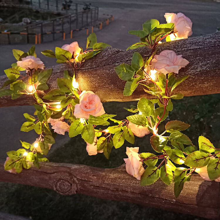 Skorter | Solar Outdoor waterproof shockproof Rose Outdoor LED string lights