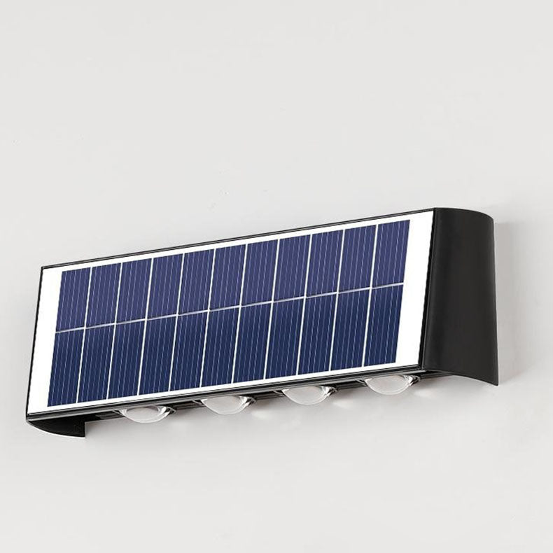 Skorter | Modern Simplicity Solar Waterproof Rectangular ABS PMMA LED Wall Light Lamp For Outdoor Patio