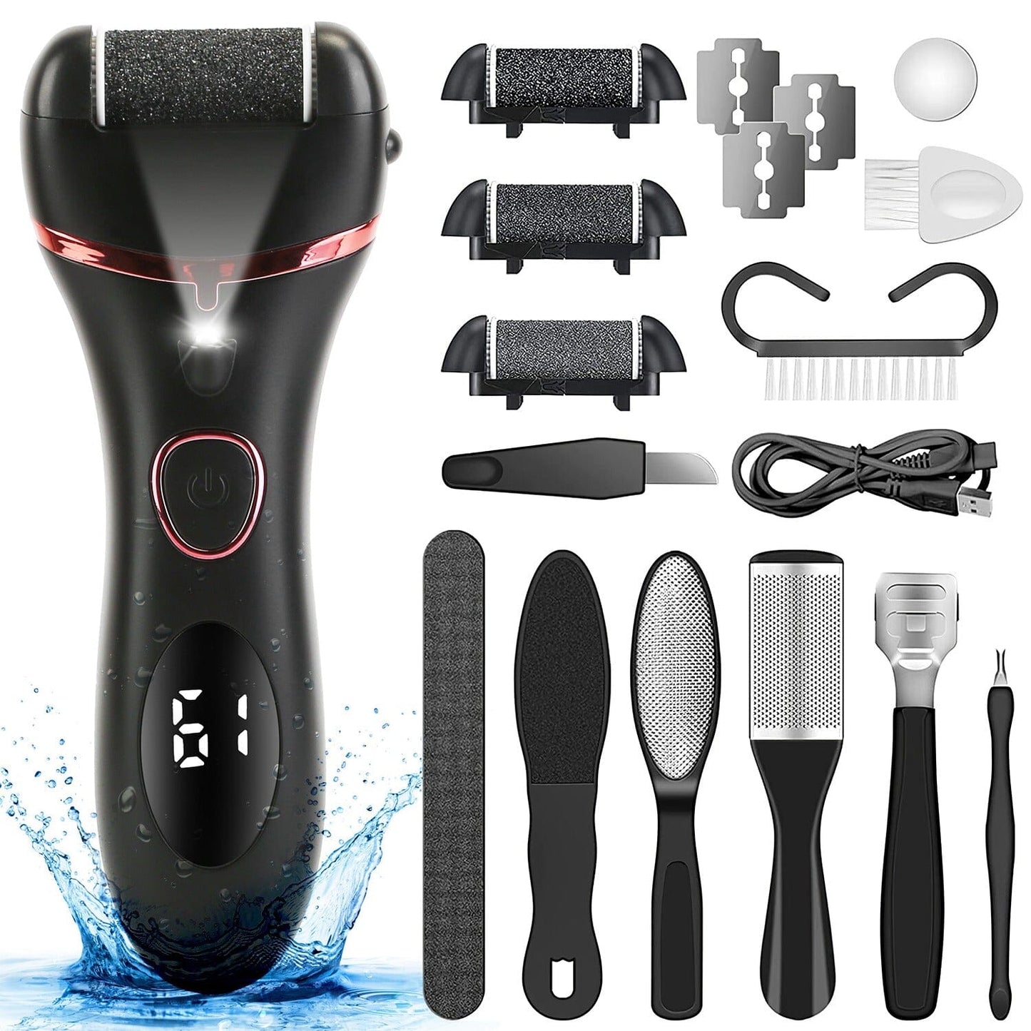 Skorter | 18-in-1 Electric Foot Callus Remover Tool