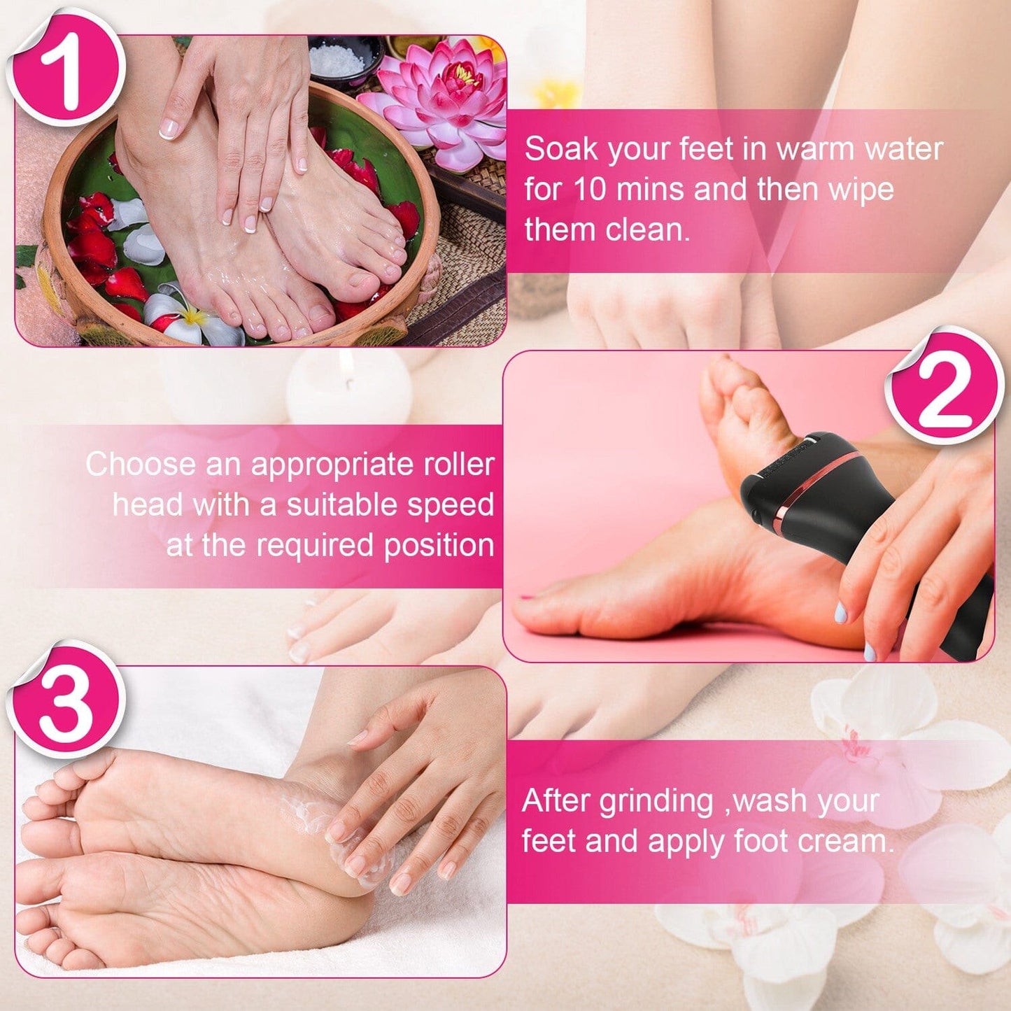 Skorter | 18-in-1 Electric Foot Callus Remover Tool