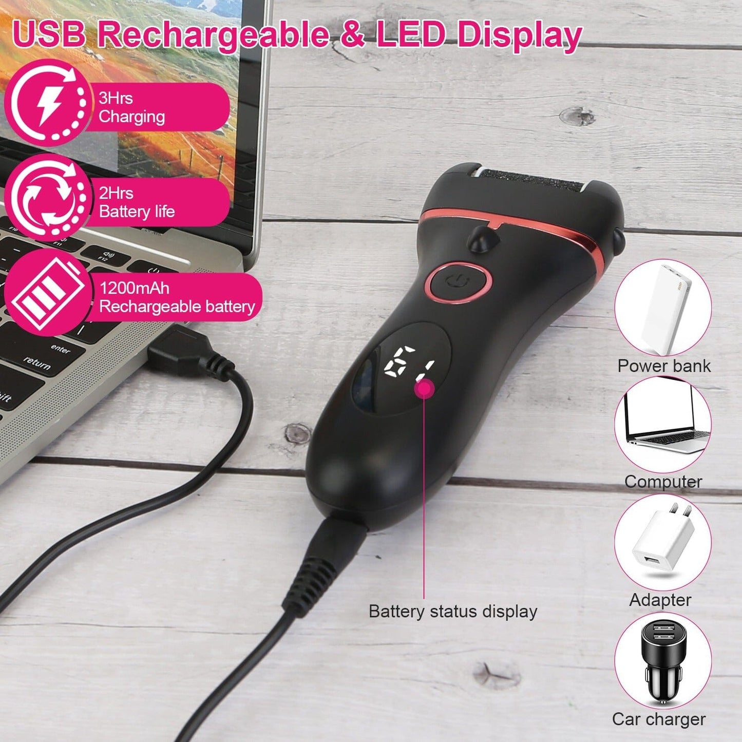 Skorter | 18-in-1 Electric Foot Callus Remover Tool