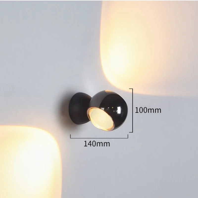 Skorter | FlexiGlow - 180° Rotatable LED Wall Lamp