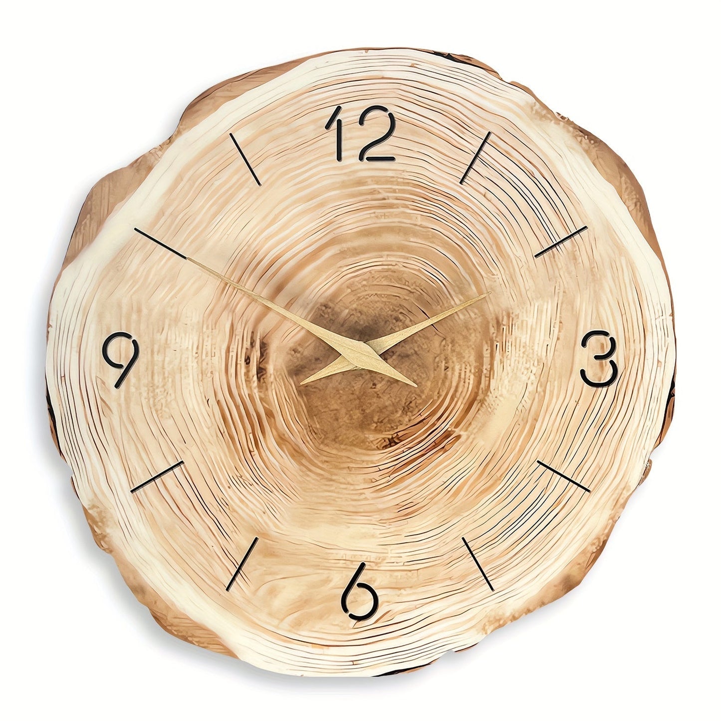 Skorter | Silent Quartz Wall Clock with Wooden Frame