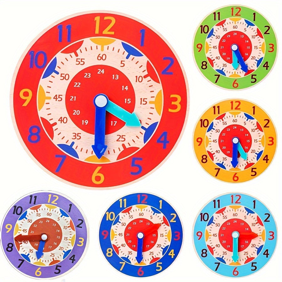 Skorter | Three Educational Clock - Play Clock for Kids to Learn Time, Perfect for Christmas and Halloween Gifts