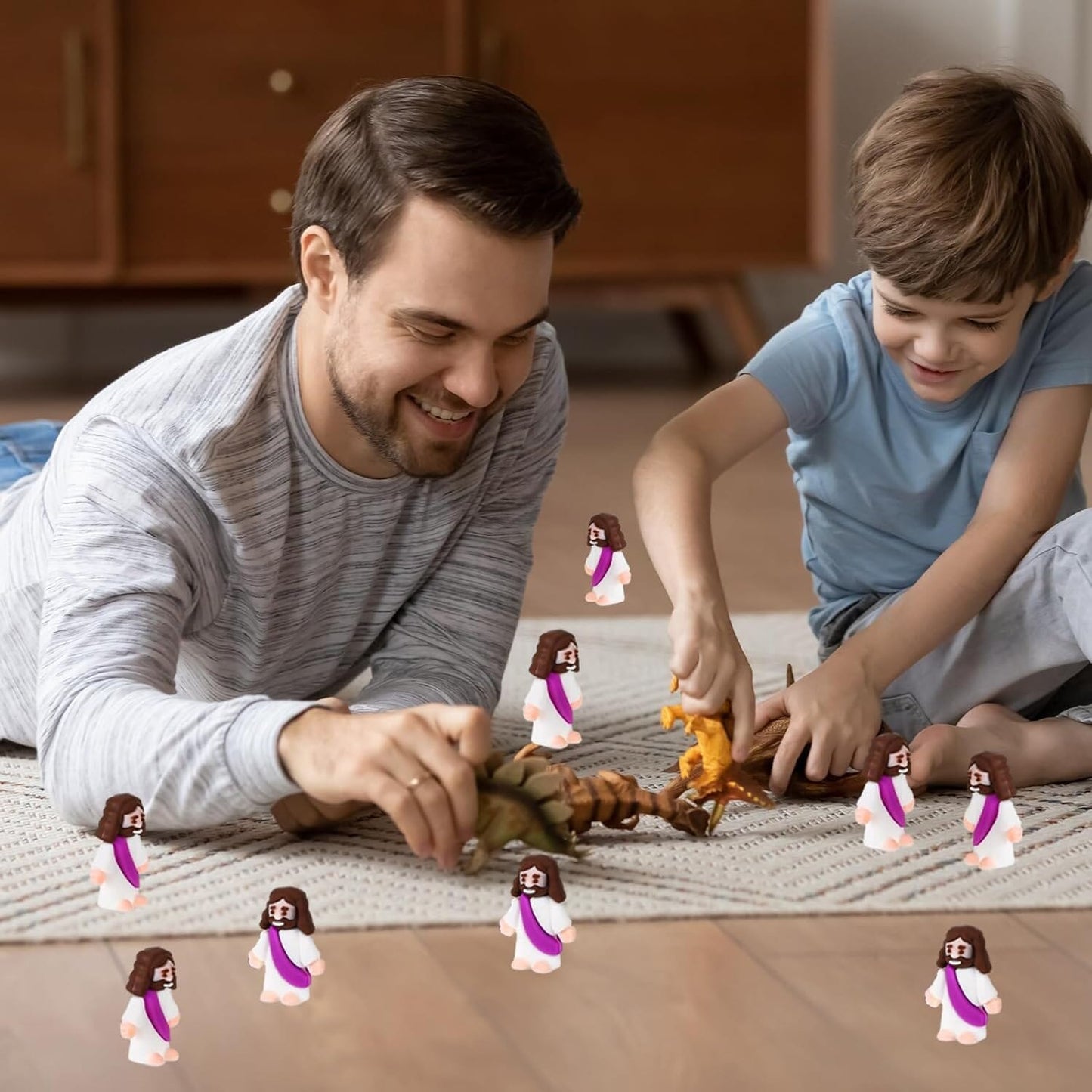 Skorter | Mini Jesus Figurine Easter Decorations