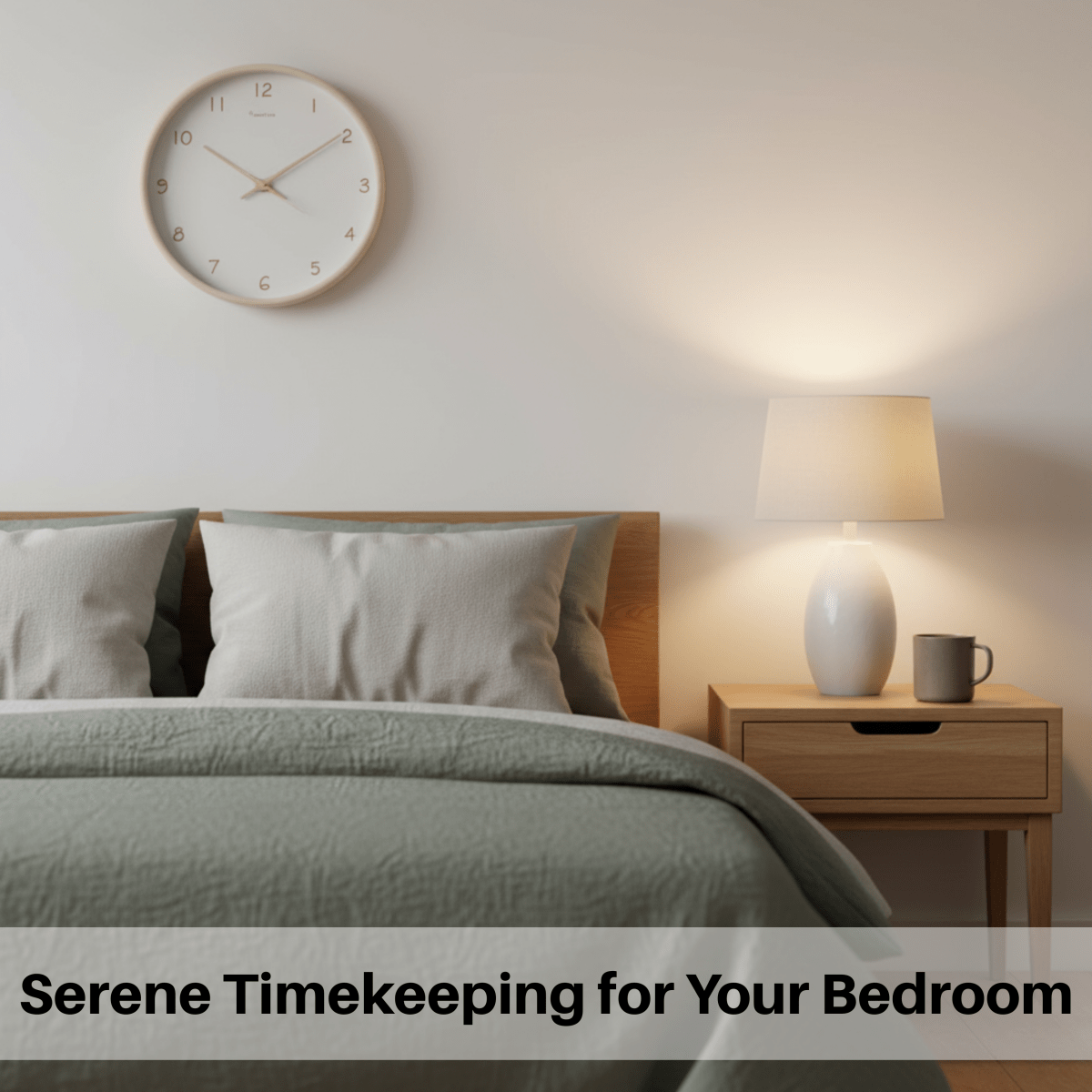 Skorter | Analog Wood Wall Clock with Silent Movement