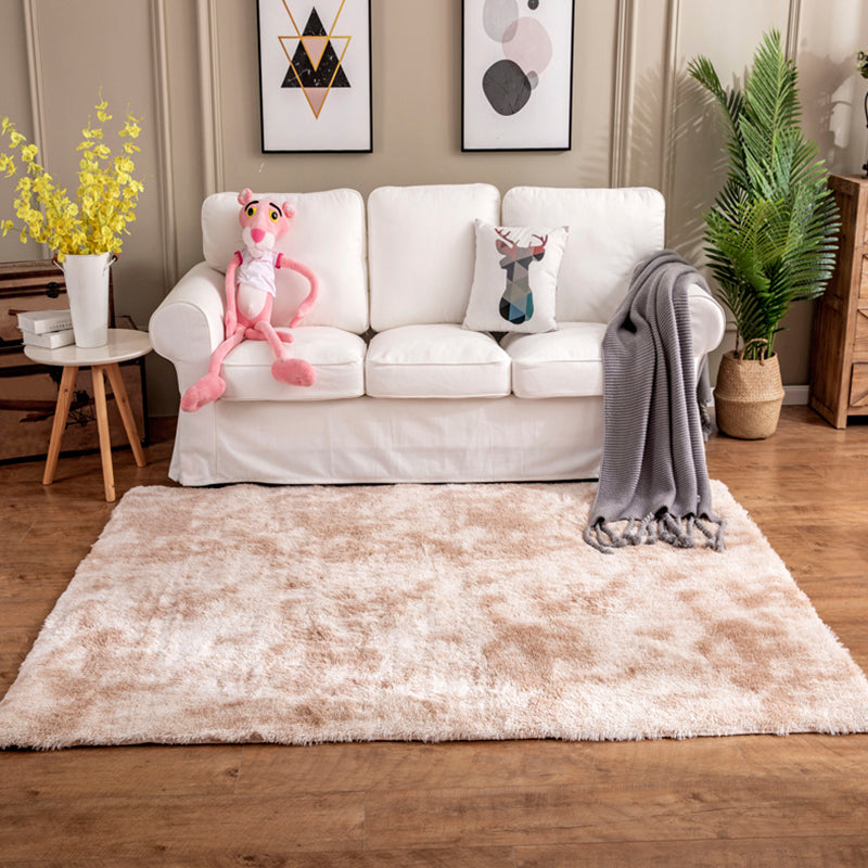 Skorter | Creative Rust Metal Look Rug Pastel Color Industrial Rug Synthetic Non-Slip Backing Easy Maintenance Rug for Home