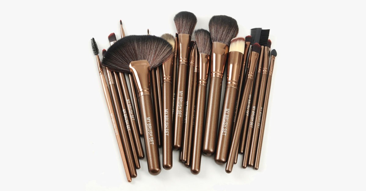 Skorter | 25 Piece Makeup Brush Set with Bag – The Perfect Makeup Companion
