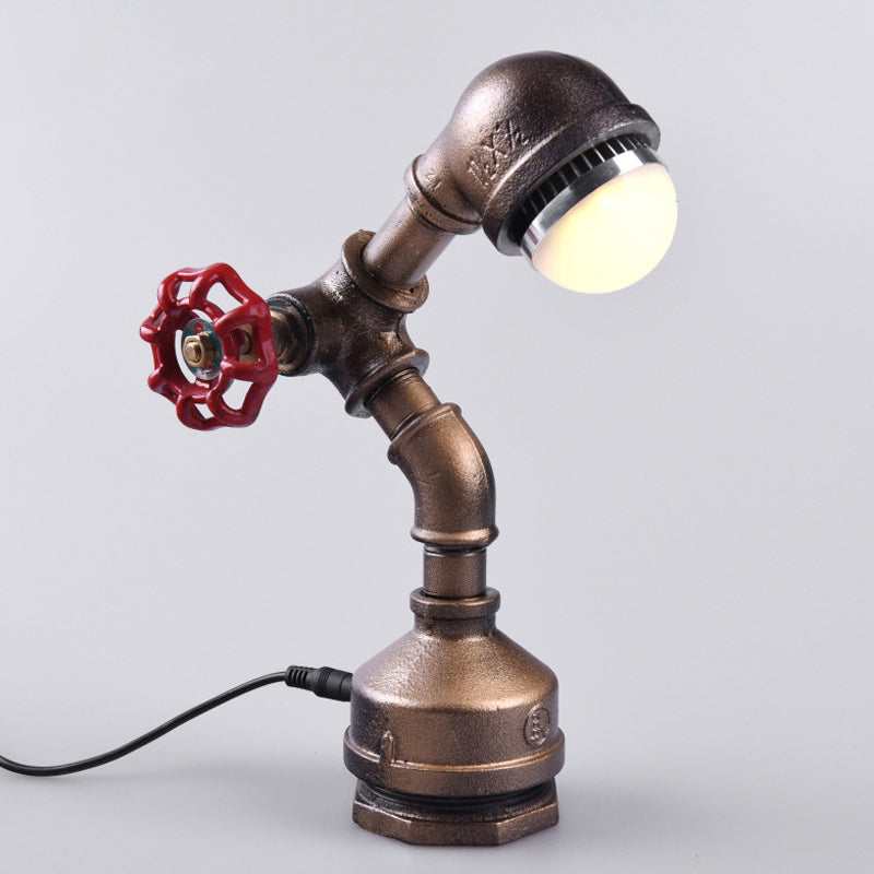 Skorter | GlowBot - Unique Steampunk Robot Lamp with Brass Construction