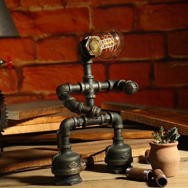 Skorter | RoboLume - Retro-Futuristic Robot Table Lamp