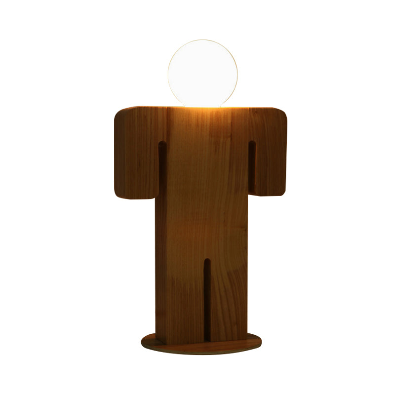 Skorter | WoodKid - Three Kids Desk Lamp with Modern Plug-in