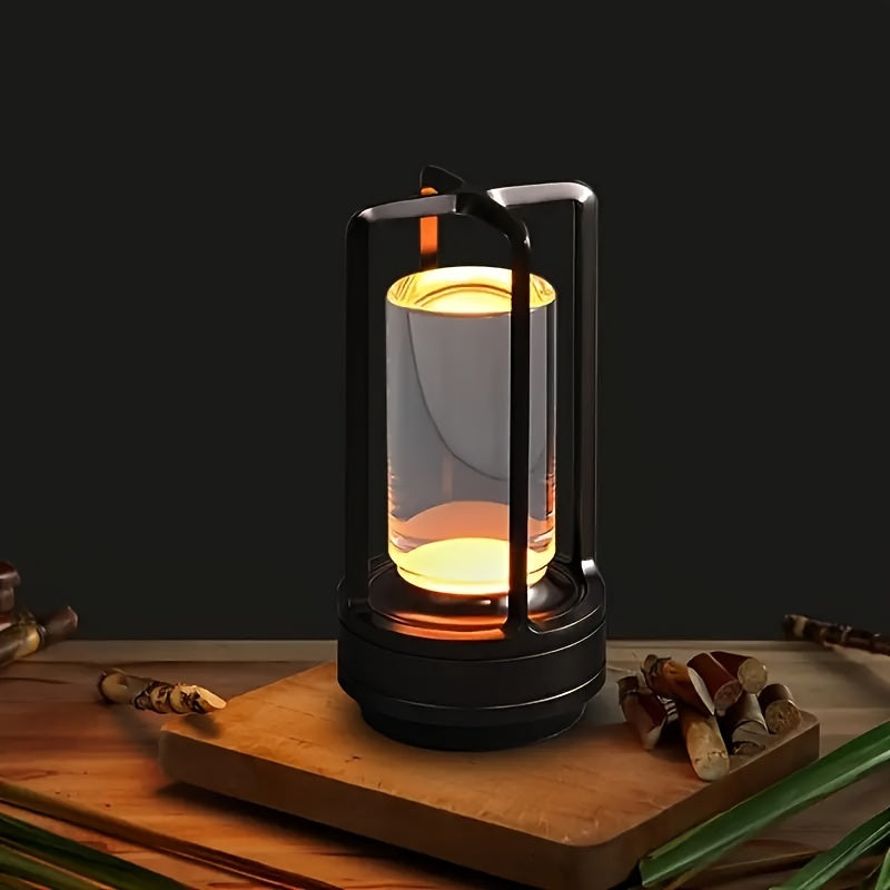 Skorter | LumiCrystal - Rechargeable LED Crystal Table Lamp with Touch Control Panel