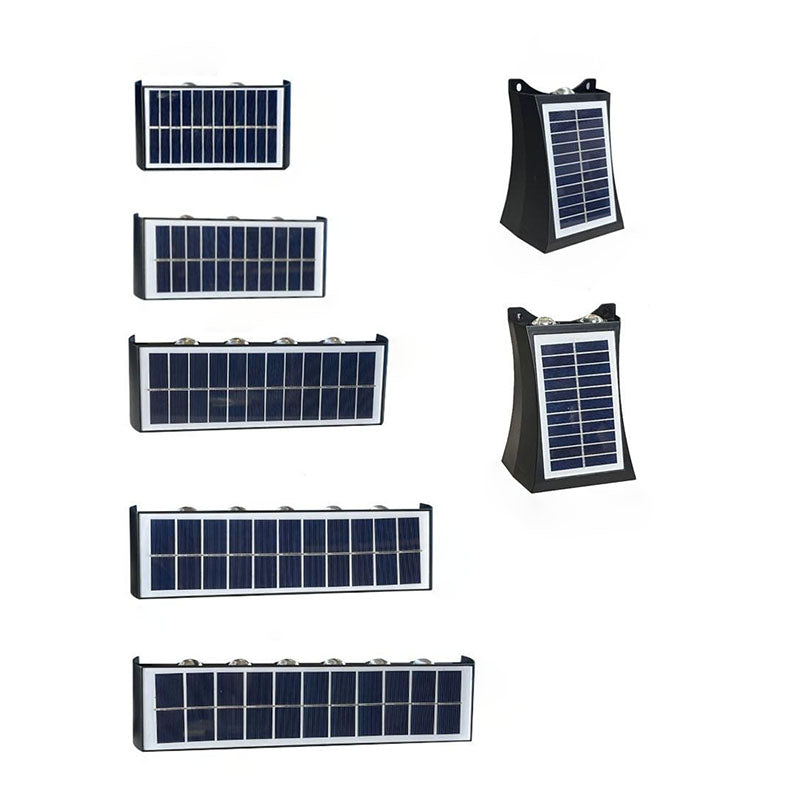 Skorter | Modern Simplicity Solar Waterproof Rectangular ABS PMMA LED Wall Light Lamp For Outdoor Patio