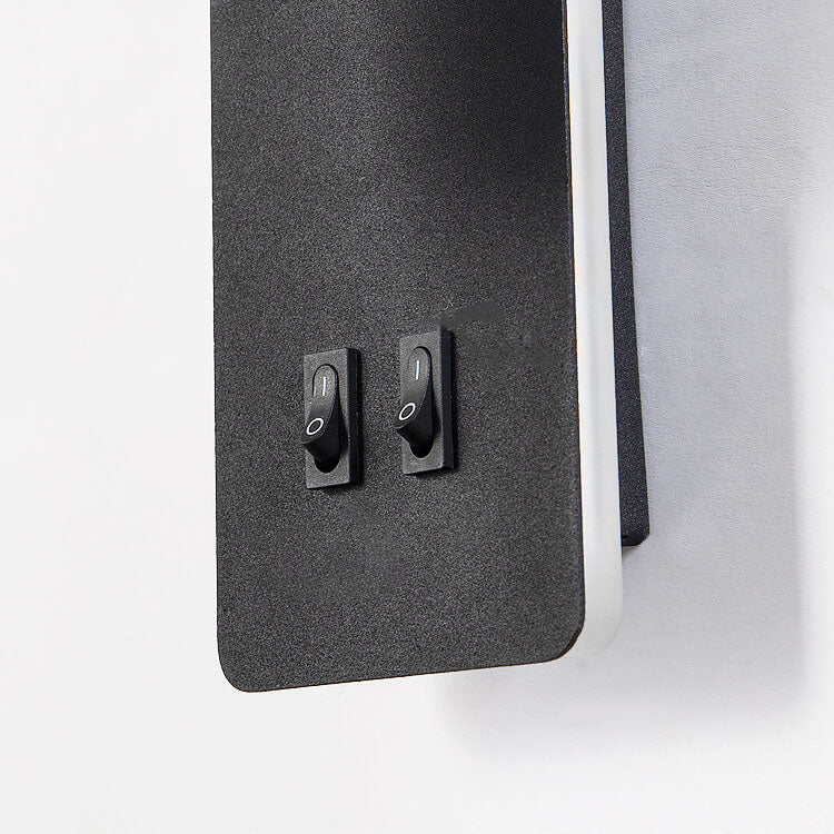 Skorter | Minimalistic rectangular spotlight swivel LED reading wall lamp