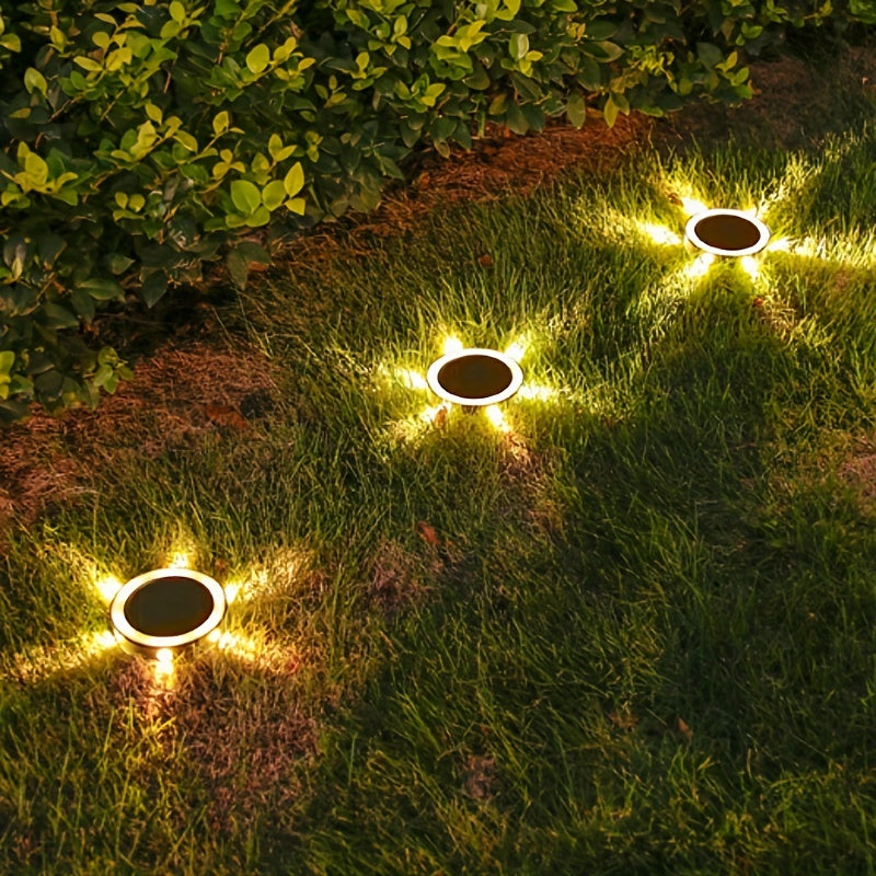 Skorter | SolarLicht - 6 LED Outdoor Lighting, Solar Energy Outdoor Lighting for Path, Garden and Patio