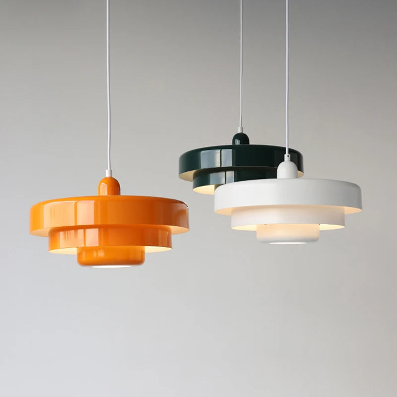 Skorter | LED Italian-Style Pendant Light Fixture - Vintage Hanging Lamp for Kitchen & Dining Room Lighting