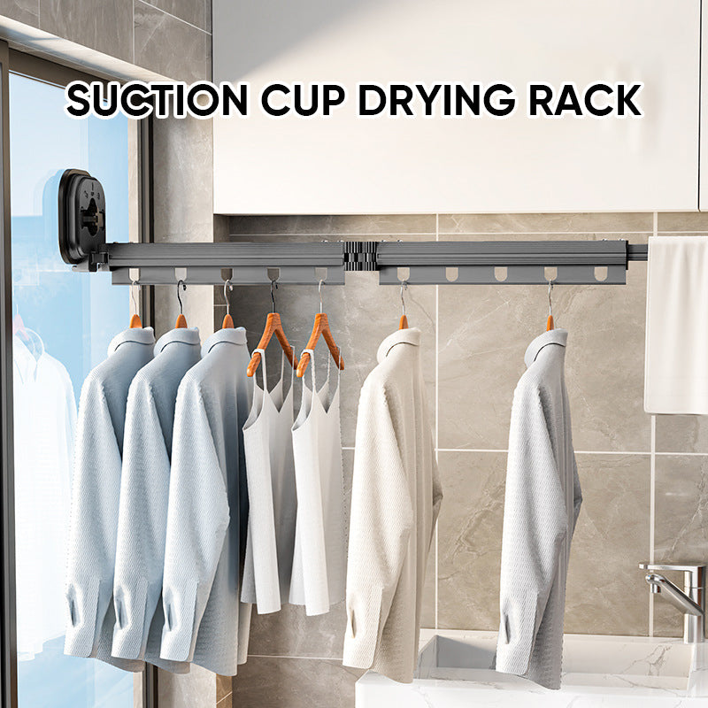 skorter | Wall-mounted Foldable Clothes Rack with Suction Cup
