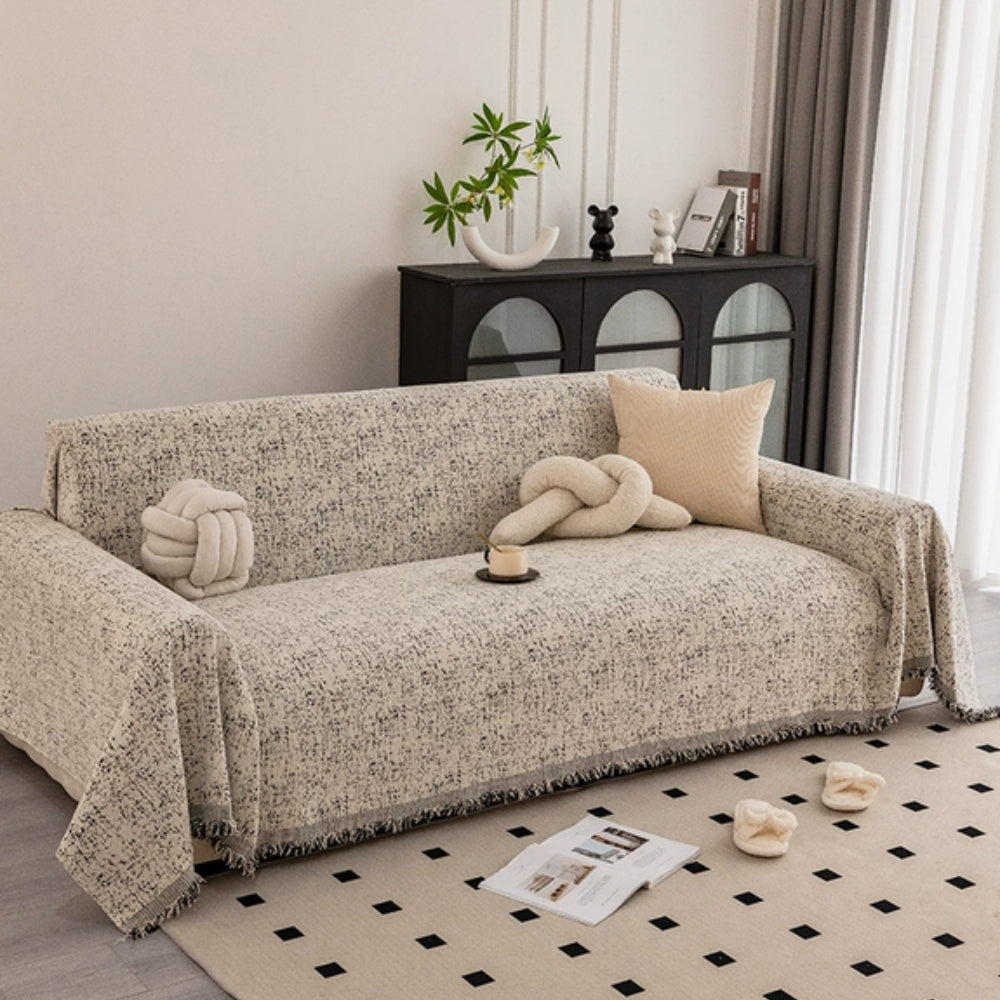 Skorter | Speckled Pattern Chenille Sofa Cover