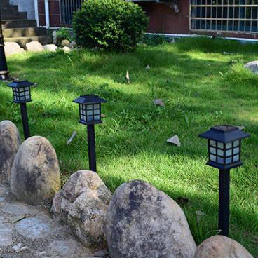 Skorter | Solar Square Lantern LED Outdoor Waterproof Garden Ground Plug Light