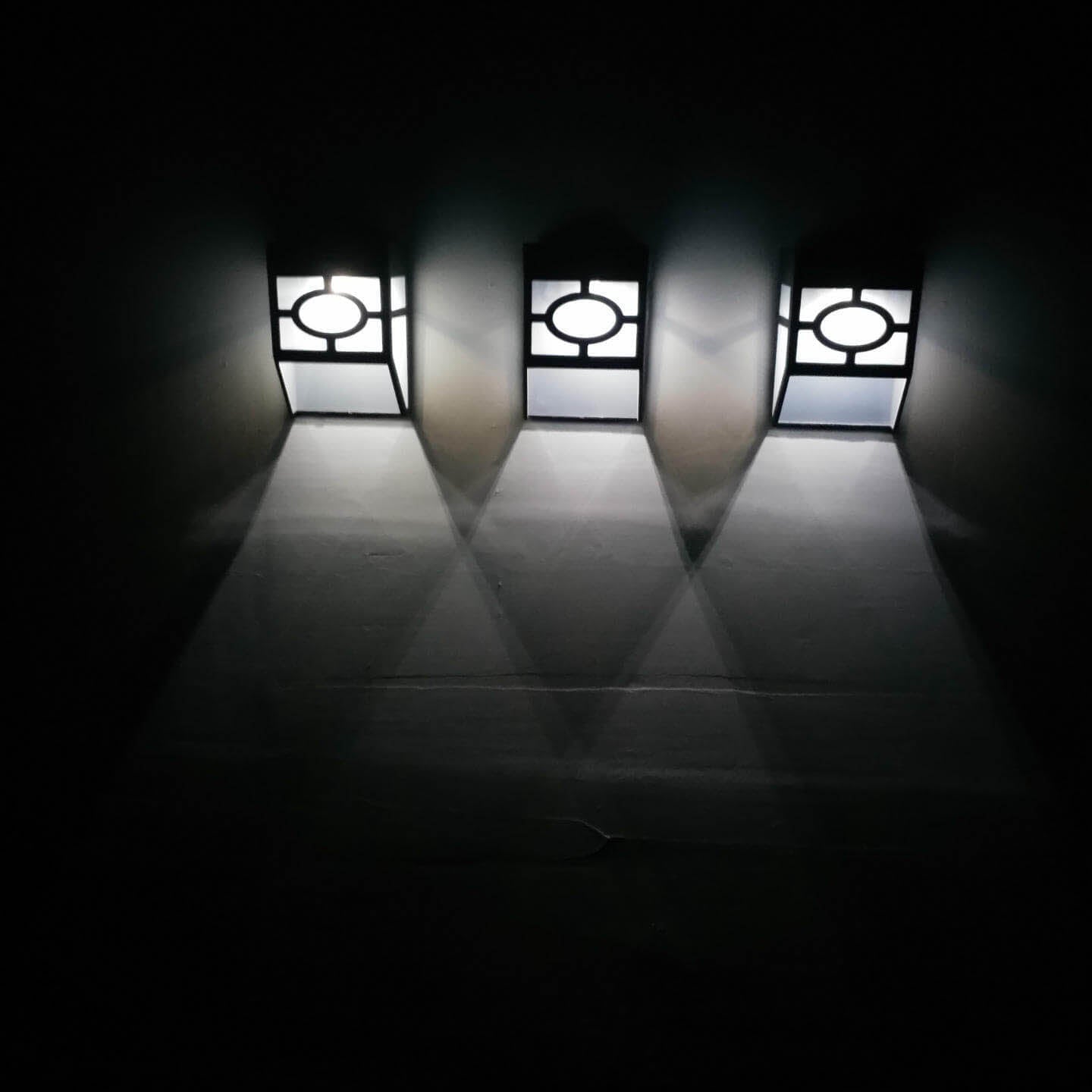 Skorter | Retro Solar Square Waterproof Outdoor LED Garden Fence Wall Lamp