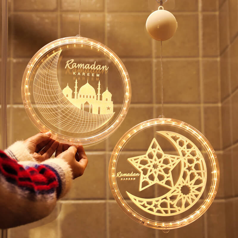 Skorter | Eid Ramadan Moon Castle LED Decorative Window Light