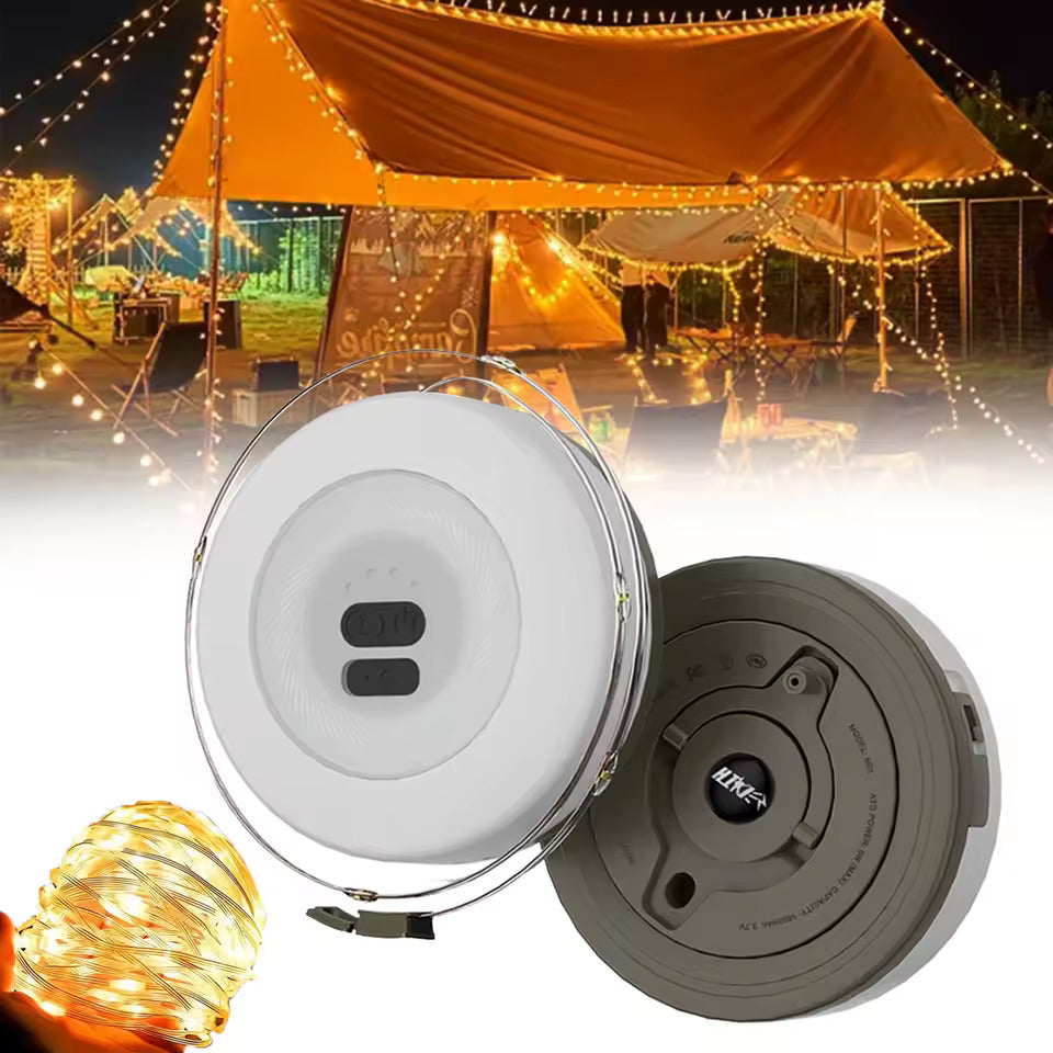 Skorter | Portable LED Camping String Light – USB Rechargeable Waterproof Fairy Lights for Outdoor & Indoor Use (10m)