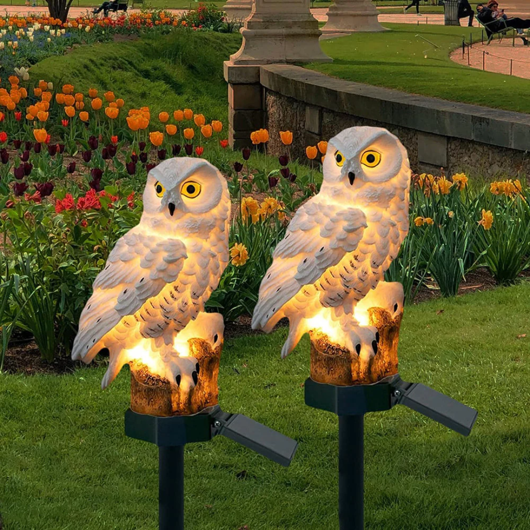 Skorter | Solar Garden Lamp Uilux – Wireless Outdoor Lamp powered by Solar Energy with Owl Design