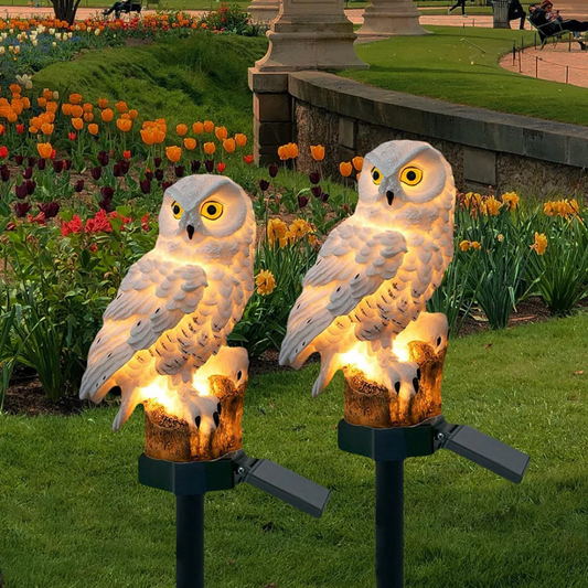 Skorter | Solar Garden Lamp Uilux – Wireless Outdoor Lamp powered by Solar Energy with Owl Design