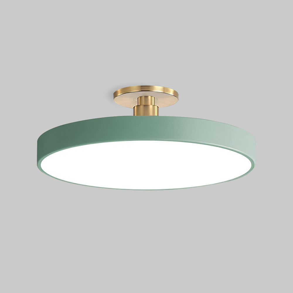 Skorter | Modern LED Semi Flush Mount Ceiling Light | Energy-Saving. Durable Design for Hallway. Dining Room & Living Room