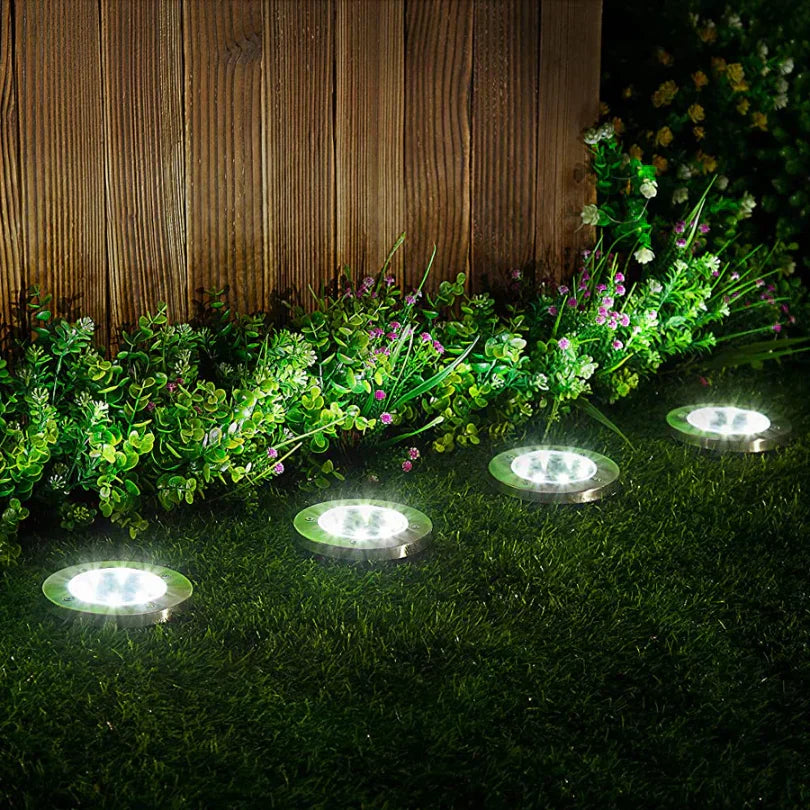Skorter | Solar Ground Lights – Weatherproof Outdoor LED Pathway Lighting Powered