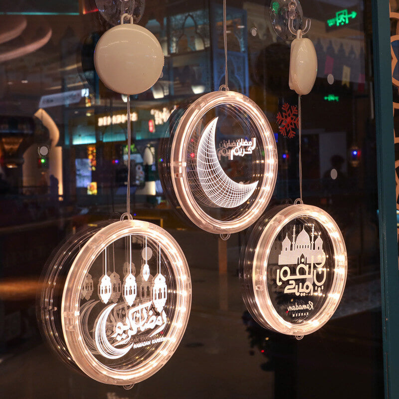 Skorter | Eid Ramadan Moon Castle LED Decorative Window Light