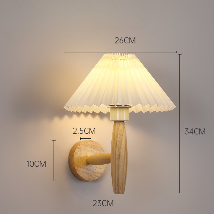 Skorter | EikenLys - Stylish Wooden Wall Lamp
