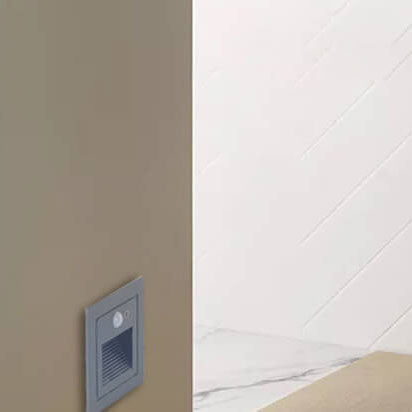 Skorter | Minimalist LED wall lamp for recessed mounting